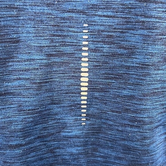 GapFit heathered blue half zip pullover workout top size medium - Picture 7 of 10